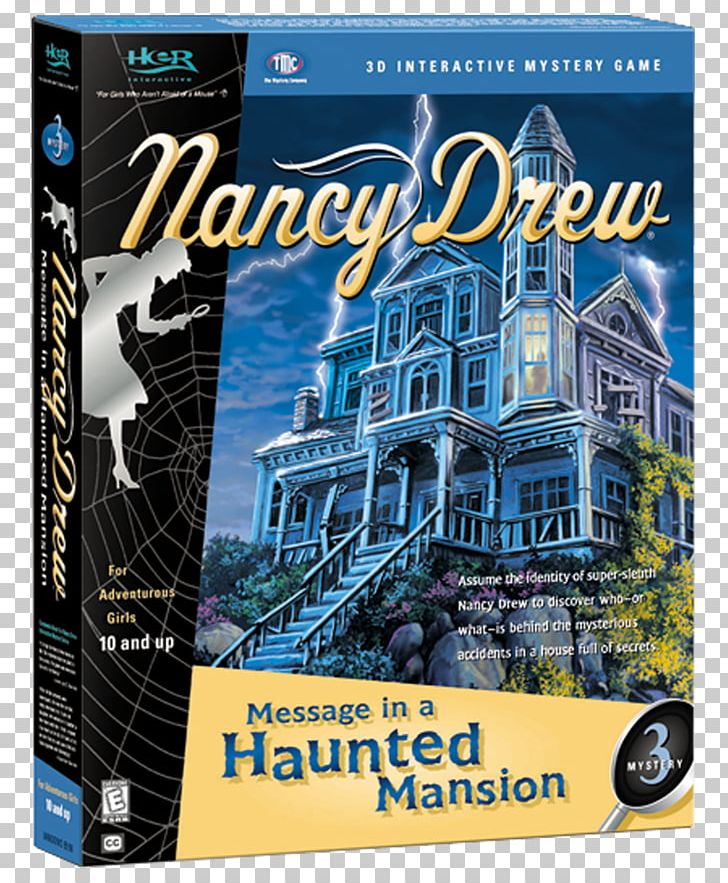 Nancy Drew: Message In A Haunted Mansion Nancy Drew: Treasure In The Royal Tower Nancy Drew: Stay Tuned For Danger Nancy Drew: The Final Scene PNG, Clipart, Adventure Game, Mystery, Nancy , Nancy Drew Secret Of The Old Clock, Nancy Drew Secrets Can Kill Free PNG Download