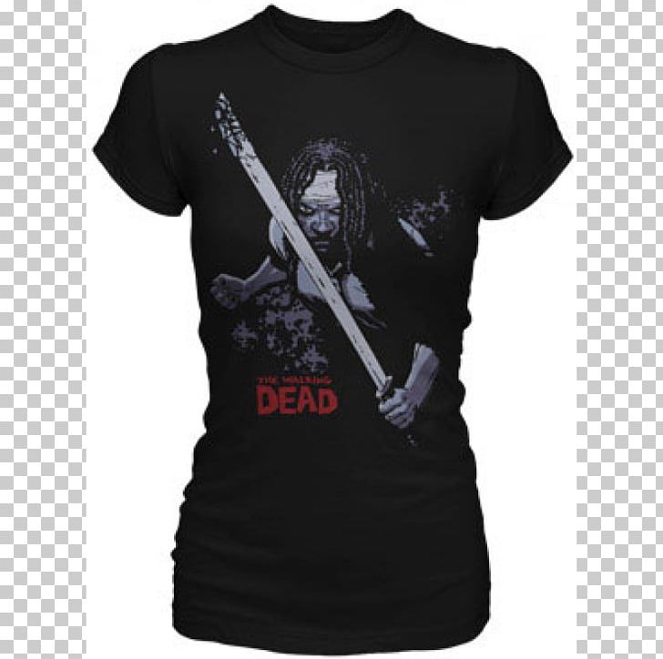 The Walking Dead: Michonne T-shirt Daryl Dixon Character PNG, Clipart, Amc, Black, Brand, Character, Clothing Free PNG Download