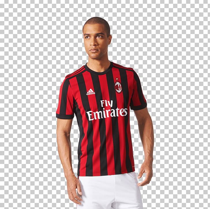 A.C. Milan T-shirt Jersey Football Adidas PNG, Clipart, 2017, 2018, Ac Milan, Adidas, Adidas Originals Free PNG Download