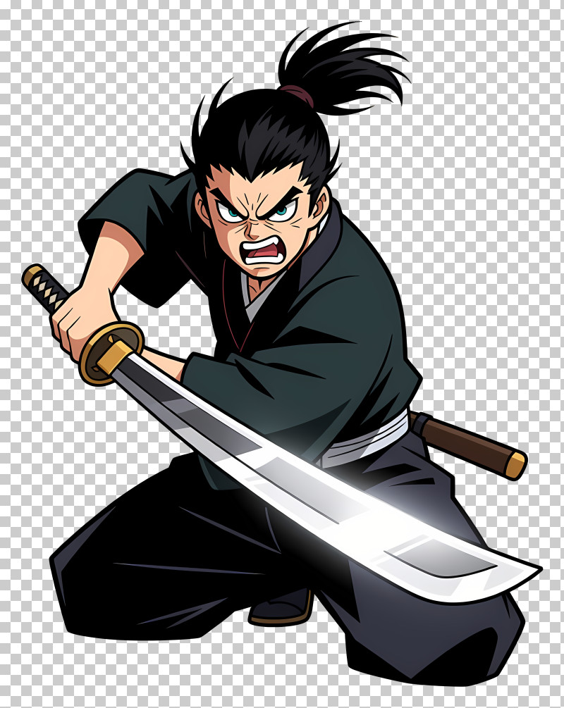 Muichiro Tokito - Dynamic Samurai Sword Warrior PNG