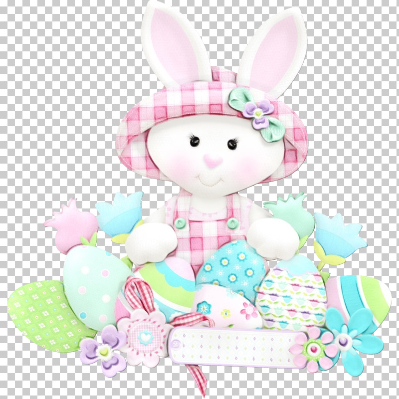 Easter Bunny PNG, Clipart, Baby Toys, Easter Bunny, Paint, Pink, Stuffed Toy Free PNG Download