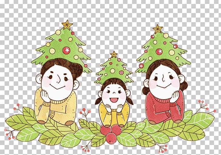 Christmas Tree Christmas Ornament Illustration PNG, Clipart, Art, Cartoon, Christmas, Christmas Decoration, Christmas Frame Free PNG Download