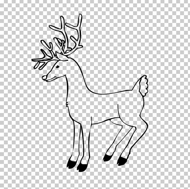 Reindeer Rudolph Santa Claus Coloring Book PNG, Clipart, Animal, Animal Figure, Antler, Artwork, Black And White Free PNG Download