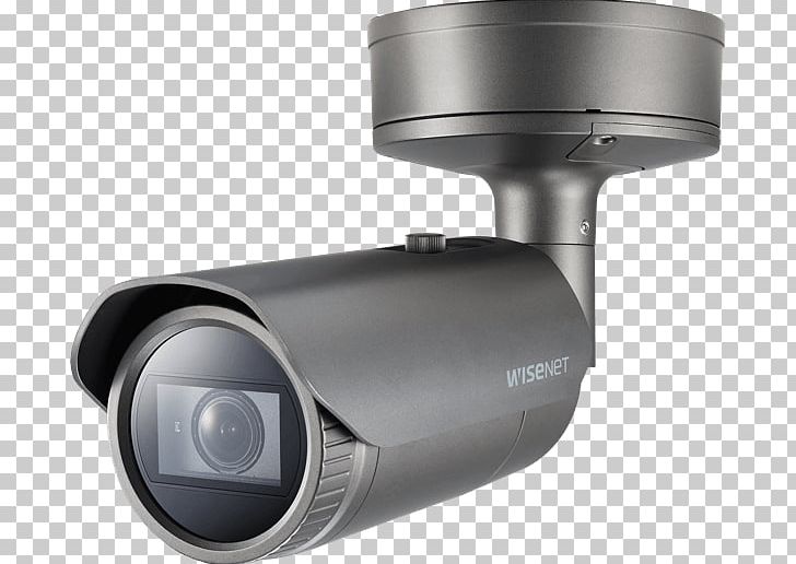 Camera Lens Samsung Wisenet XNO-8080R Outdoor Vandal-resistant Bullet IP Hanwha Aerospace Video Cameras PNG, Clipart, Angle, Bewakingscamera, Camera, Camera Lens, Cameras Optics Free PNG Download