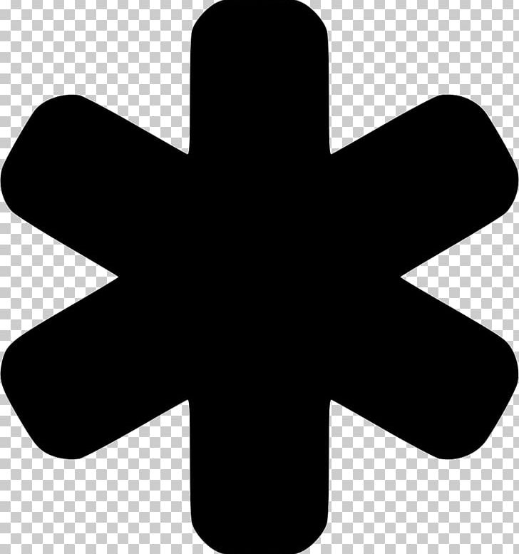 Computer Icons Asterisk Star Of Life PNG, Clipart, Asterisk, Black And White, Computer Icons, Computer Software, Cross Free PNG Download