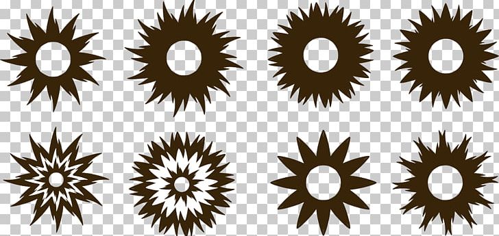 Sunflower Monochrome Symmetry PNG, Clipart, Art, Black And White, Circle, Computer Icons, Computer Wallpaper Free PNG Download
