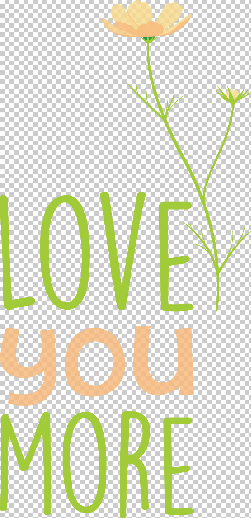 Love You More Valentines Day Valentine PNG, Clipart, Floral Design, Green, Leaf, Logo, Love You More Free PNG Download