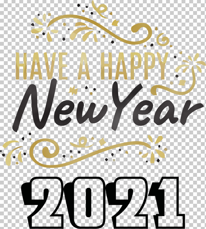 Calligraphy Yellow Meter Recreation Happiness PNG, Clipart, 2021 Happy New Year, 2021 New Year, Calligraphy, Happiness, Happy 2021 New Year Free PNG Download