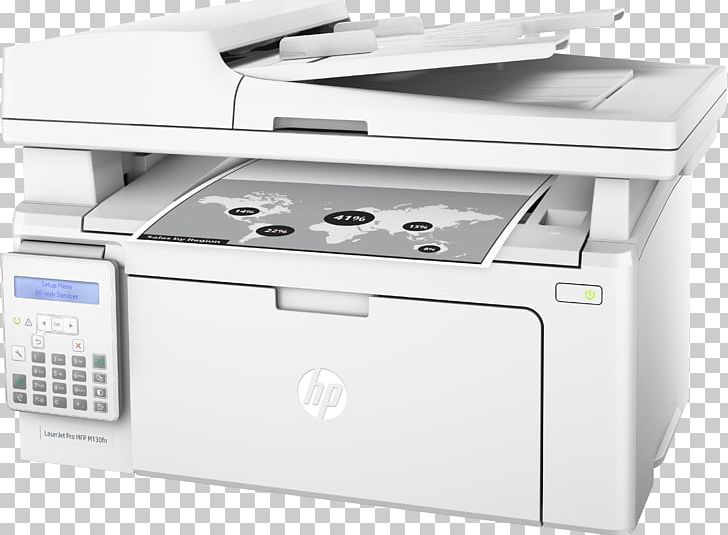 Hewlett-Packard Multi-function Printer HP LaserJet Pro MFP M130 PNG, Clipart, Automatic Document Feeder, Electronic Device, Fax, Hp Laserjet, Image Scanner Free PNG Download