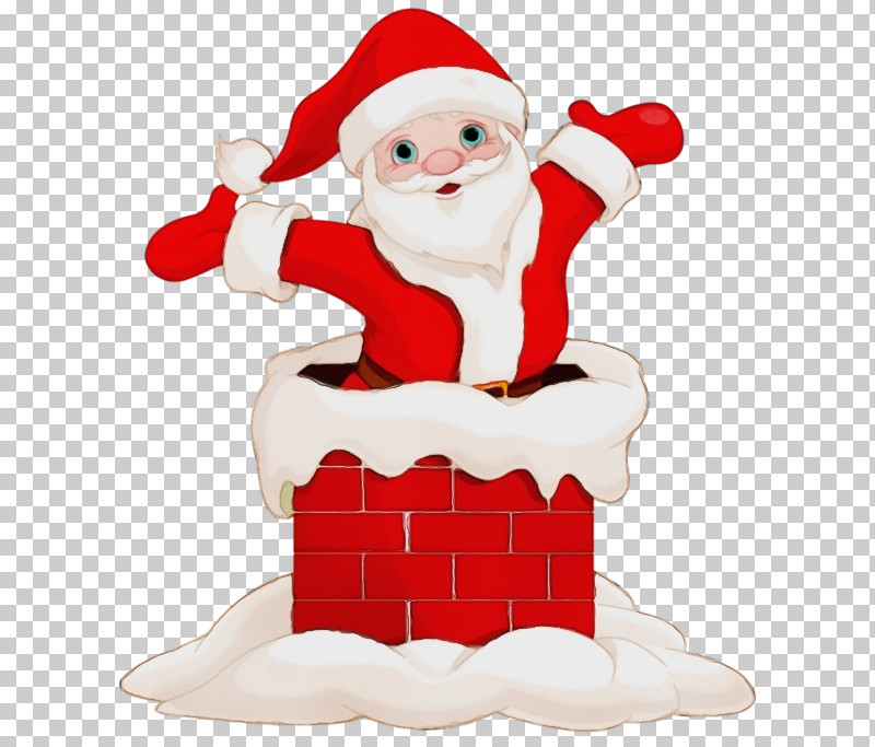 Santa Claus PNG, Clipart, Cartoon, Chimney, Christmas, Christmas Eve, Paint Free PNG Download