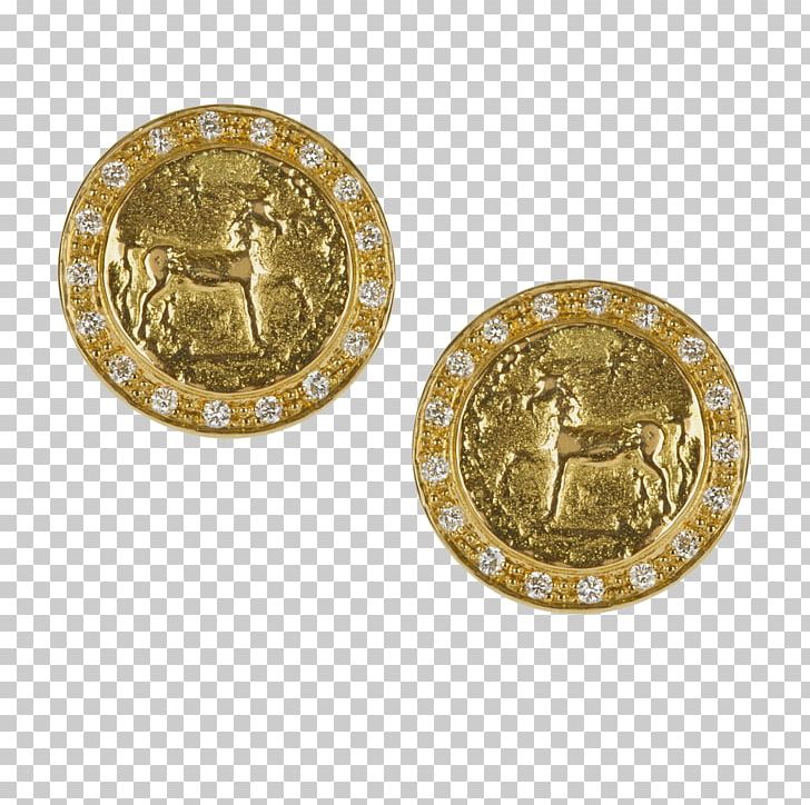 Gold Coin Earring Diamond Silver PNG, Clipart, Antique, Blackening, Brass, Buckle, Carat Free PNG Download