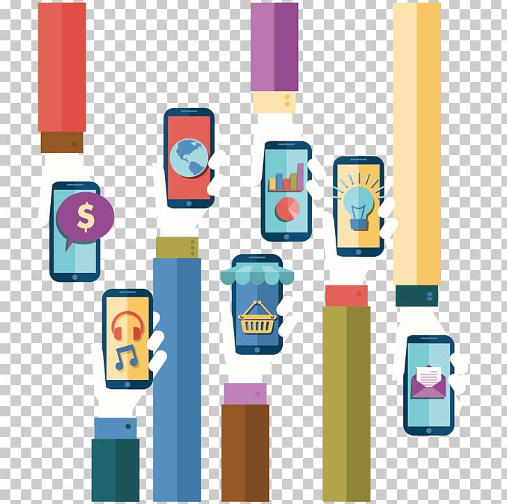 Graphic Design Mobile Phone Euclidean Hand PNG, Clipart, Brand, Communication, Download, Euclidean Vector, Graphic Design Free PNG Download