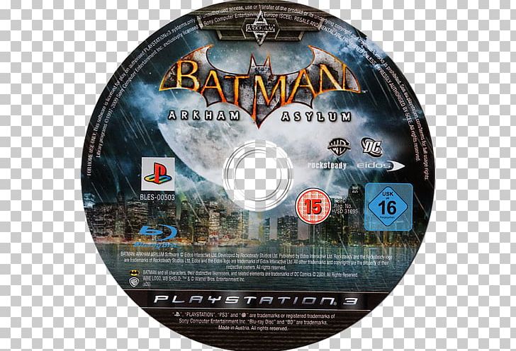 Batman: Arkham Asylum Batman: Arkham City PlayStation 3 Rocksteady Studios Eidos Interactive PNG, Clipart, Batman Arkham, Batman Arkham Asylum, Batman Arkham City, Compact Disc, Dvd Free PNG Download