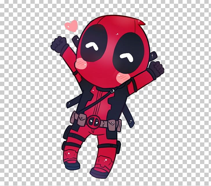 how to draw deadpool chibi