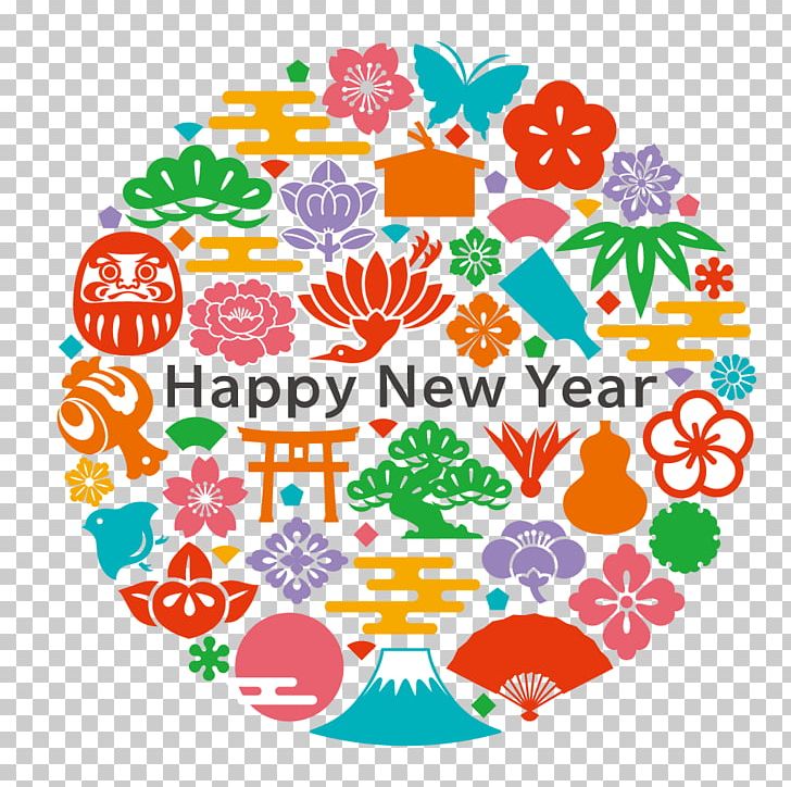 Japanese New Year New Year's Day New Year Card PNG, Clipart, Area, Artwork, Christmas, Circle, Daruma Doll Free PNG Download