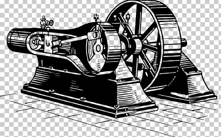 Machine Engine PNG, Clipart, Angle, Automotive Design, Automotive Tire, Auto Part, Black And White Free PNG Download