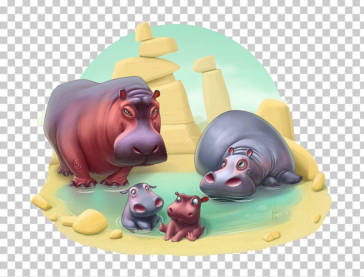 Township The Zoo Book Hippopotamus Baby Animals Playrix PNG, Clipart, Android, Animal, Animals, Birthday Cake, Cake Free PNG Download