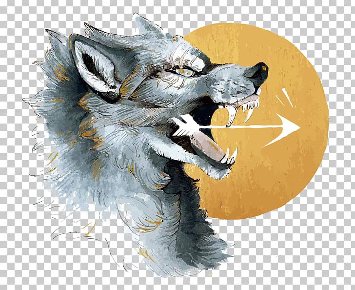 Gray Wolf Werewolf PNG, Clipart, Arrow, Arrows, Art, Canidae, Carnivoran Free PNG Download