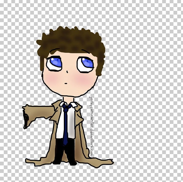 Castiel Dean Winchester Drawing Supernatural PNG, Clipart, Boy, Cartoon, Cast, Chibi, Conversation Free PNG Download