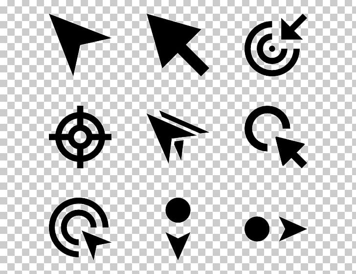 Computer Mouse Cursor Computer Icons Pointer Encapsulated PostScript PNG, Clipart, Angle, Area, Arrow, Black, Black And White Free PNG Download