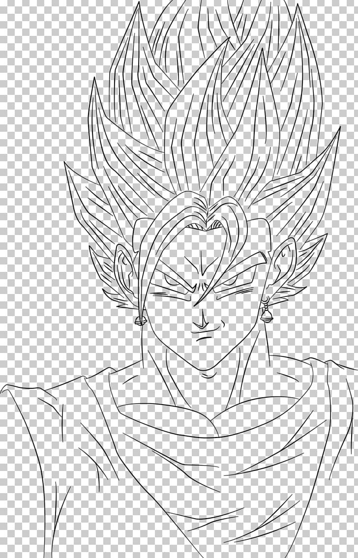 Goku Vegerot Line Art Drawing Sketch PNG, Clipart,  Free PNG Download