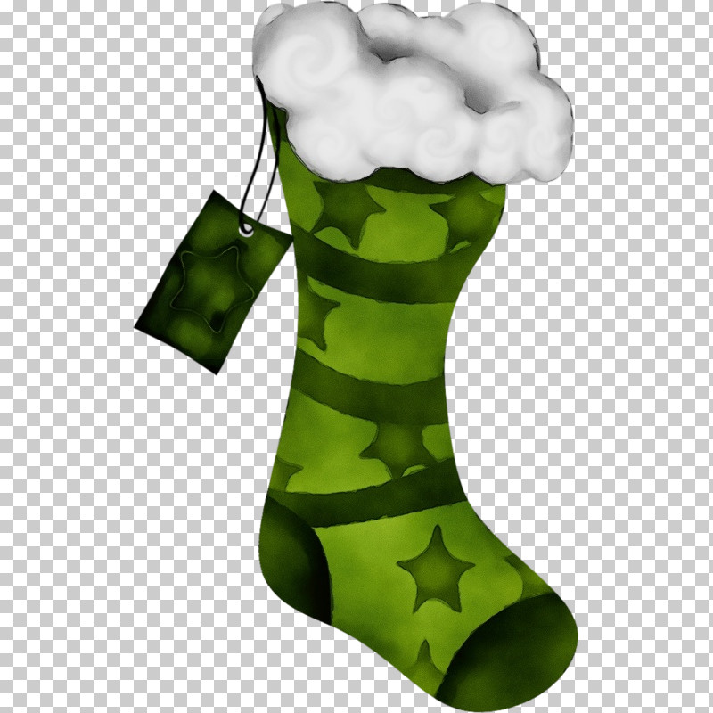 Christmas Stocking PNG, Clipart, Christmas Decoration, Christmas Stocking, Costume Accessory, Green, Interior Design Free PNG Download