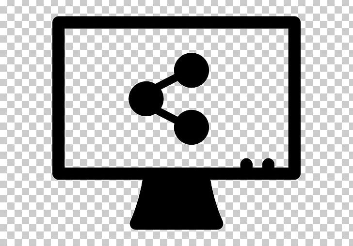 Computer Icons Computer Monitors Sharing PNG, Clipart, Area, Artwork, Black And White, Compartir, Computer Free PNG Download