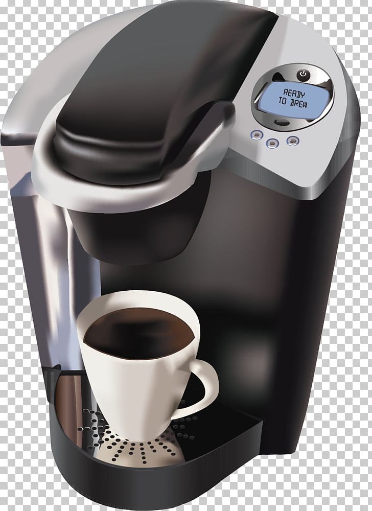 Coffeemaker Espresso Cafe Keurig PNG, Clipart, Black, Black Hair, Black White, Brewing, Cafe Free PNG Download