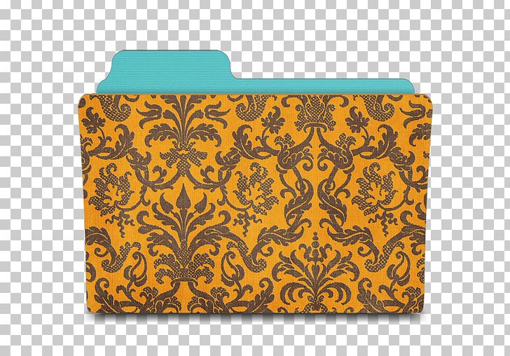 Orange Rectangle Yellow Visual Arts Pattern PNG, Clipart, Computer Icons, Damask, Desktop Environment, Directory, Download Free PNG Download