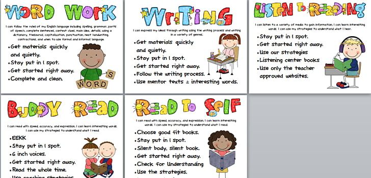 The Daily Five Reading First Grade PNG, Clipart, Area, Art, Cartoon, Child, Classroom Free PNG Download