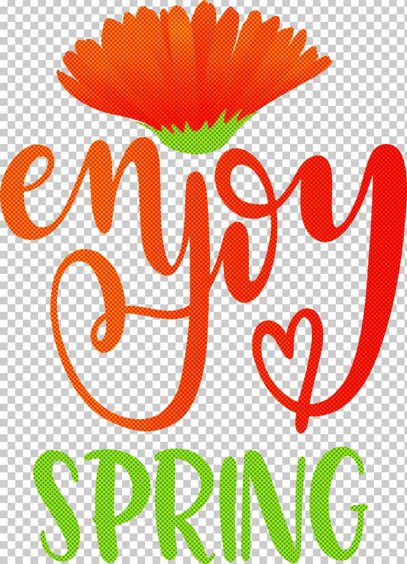 Enjoy Spring Spring PNG, Clipart, Cut Flowers, Floral Design, Flower, Happiness, Line Free PNG Download