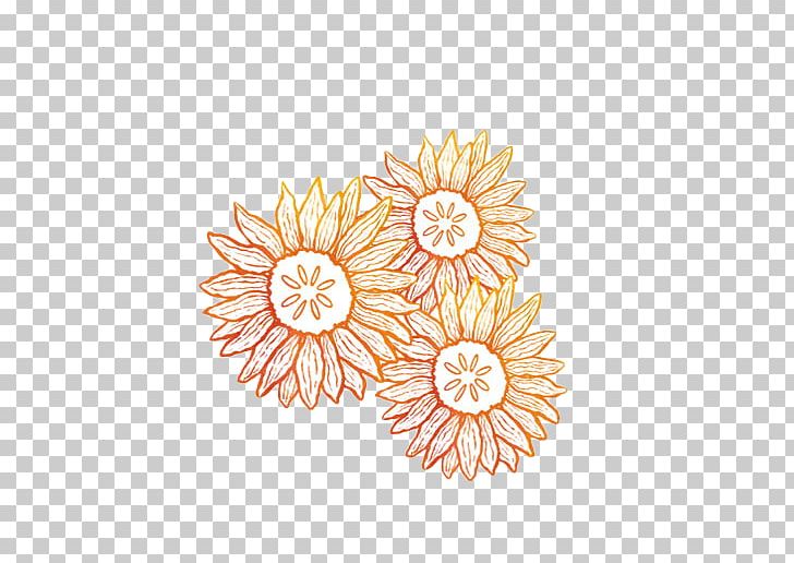 Floral Design Orange Common Sunflower PNG, Clipart, Circle, Common Sunflower, Dahlia, Designer, Flora Free PNG Download
