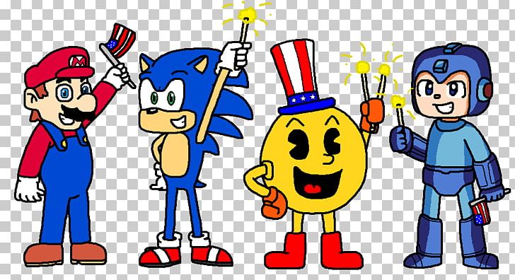 Mario & Sonic At The Olympic Games Art Human Behavior Pac-Man Illustration PNG, Clipart, Area, Art, Artist, Cartoon, Deviantart Free PNG Download