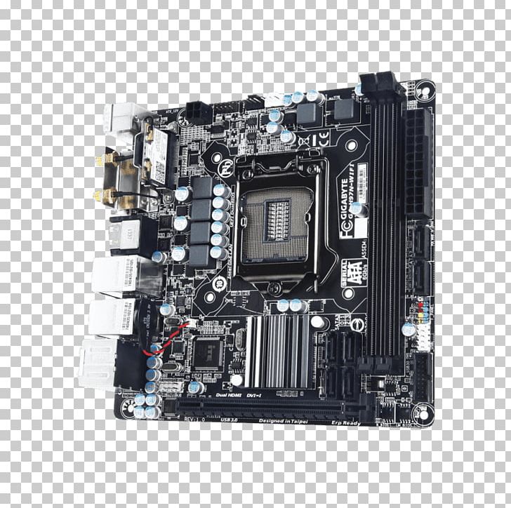 Intel LGA 1150 Motherboard GIGABYTE GA-H97N-WIFI Gigabyte Technology PNG, Clipart, Computer Component, Computer Cooling, Computer Hardware, Cpu, Cpu Socket Free PNG Download