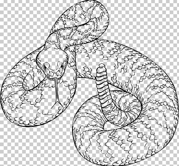 Western Diamondback Rattlesnake PNG, Clipart, Animals, Artwork, Black And White, Circle, Copperhead Free PNG Download
