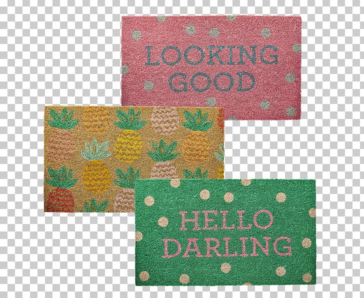 Place Mats Hello Darlin' Green Rectangle PNG, Clipart,  Free PNG Download