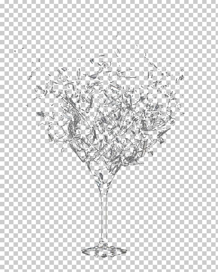 Wine Glass Toughened Glass Glass Cutter Cocktail Glass PNG, Clipart, Black And White, Branch, Champagne Stemware, Glass, Line Art Free PNG Download