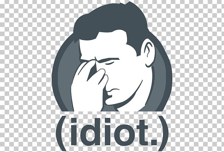 Idiot Podcast Stupidity Moron PNG, Clipart, 8 D, Black And White, Brand, Communication, Dota Free PNG Download