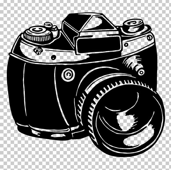 Camera Black And White PNG, Clipart, Black, Brand, Camera Lens, Encapsulated Postscript, Flat Design Free PNG Download