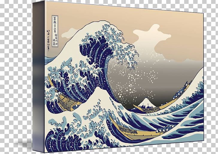 The Great Wave Off Kanagawa Thirty-six Views Of Mount Fuji Japanese Art Canvas Print PNG, Clipart, Art, Artist, Canvas, Canvas Print, Great Wave Off Kanagawa Free PNG Download