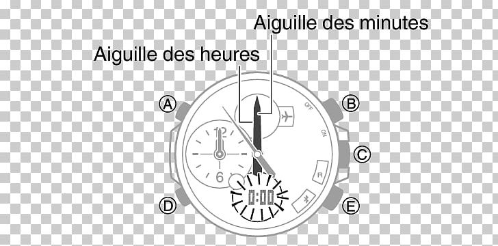 Clock Casio Edifice Watch Time PNG, Clipart, Angle, Area, Auto Part, Black And White, Body Jewellery Free PNG Download