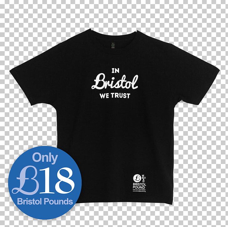 T-shirt Bristol Pound Local Currency Clothing PNG, Clipart, Black, Brand, Bristol, Bristol Novelty Ltd, Bristol Pound Free PNG Download