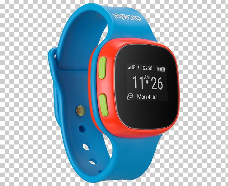 Alcatel Mobile TCL MOVETIME Smartwatch Black With Lederbracelet Black Subscriber Identity Module PNG, Clipart, Accessories, Alcatel Mobile, Alcatel Move Time, Blue, Child Free PNG Download