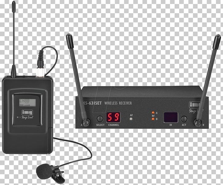 Wireless Microphone Lavalier Microphone Radio Receiver Transmitter PNG, Clipart, Audio, Audio Equipment, Audio Receiver, Boom Operator, Electronics Free PNG Download