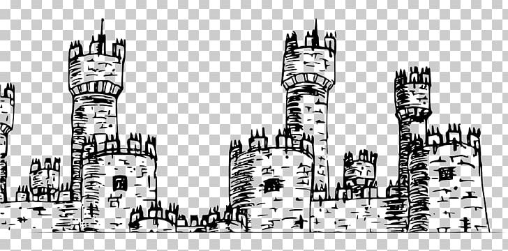 Castle PNG, Clipart, Art, Black And White, Castle, Computer Icons, Desktop Wallpaper Free PNG Download