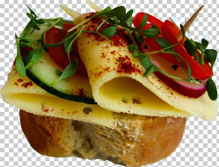Breakfast Sandwich Canapé Vegetarian Cuisine Dish PNG, Clipart,  Free PNG Download