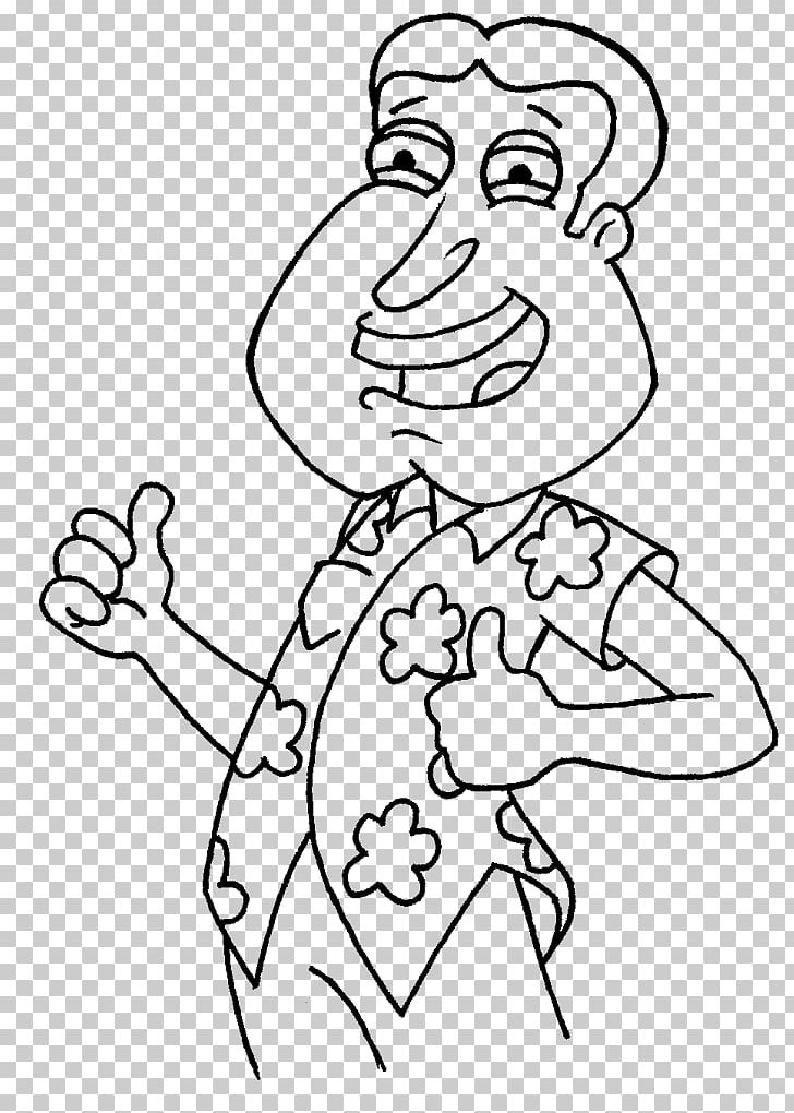 Glenn Quagmire Stewie Griffin Peter Griffin Brian Griffin Coloring Book PNG, Clipart, Adult, Angle, Area, Arm, Brian Griffin Free PNG Download