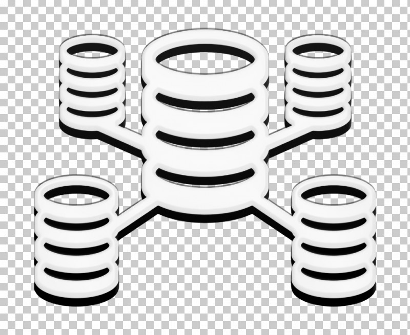 Technology Icon Database Interlinked Icon Network Icon PNG, Clipart, Black, Black And White, Car, Computer Hardware, Development Icon Free PNG Download