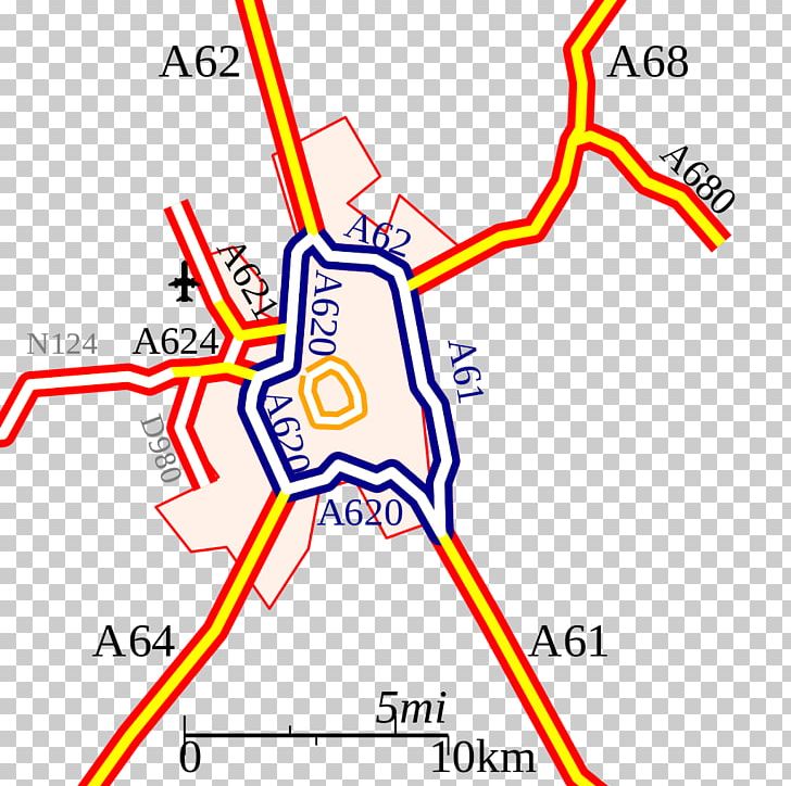 A624 Autoroute Autoroute A620 Boulevard Périphérique Autoroutes Of France A61 Autoroute PNG, Clipart, Angle, Area, Autoroutes Of France, Controlledaccess Highway, Diagram Free PNG Download