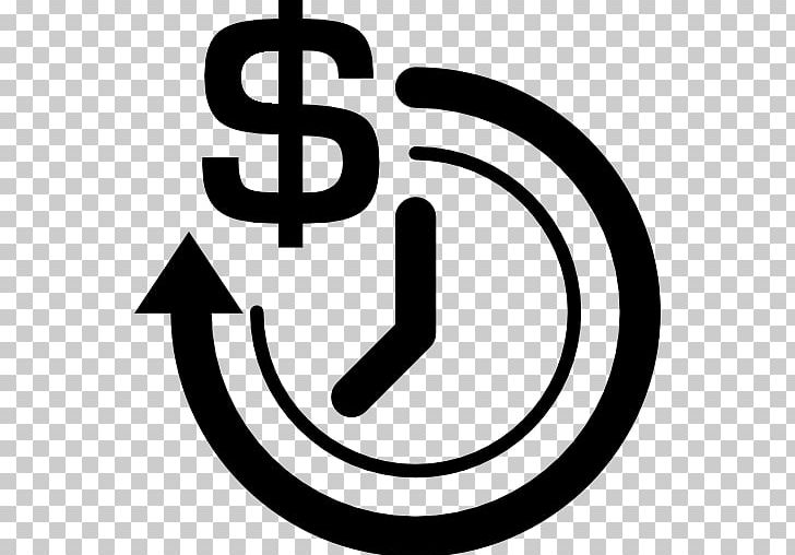 Dollar Sign Saving Computer Icons Business Time PNG, Clipart, Annuity, Area, Black And White, Brand, Business Free PNG Download